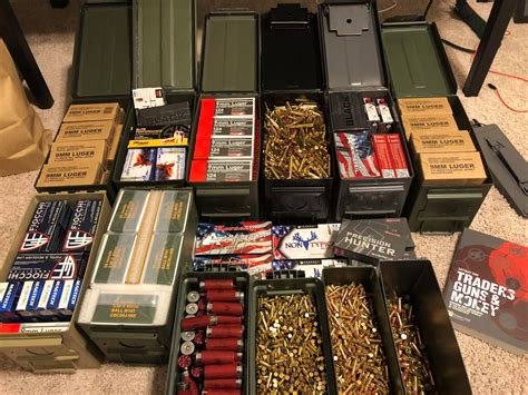 store ammunition metal box or tupperware|how to store ammunition.